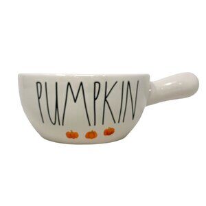 NWT Rae Dunn Ceramic Pumpkin Soup Bowl (Approx. 3" in height x 5.5" in diameter)